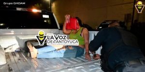 Mujer golpea a su marido por ya no querer tomar con ella