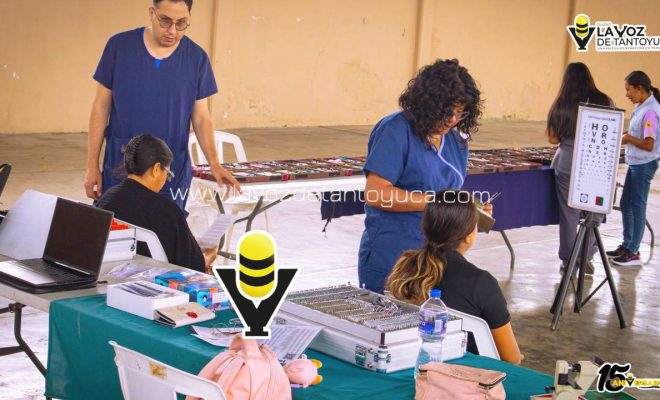 Culmina con éxito Jornada de Salud Visual en Ixcatepec