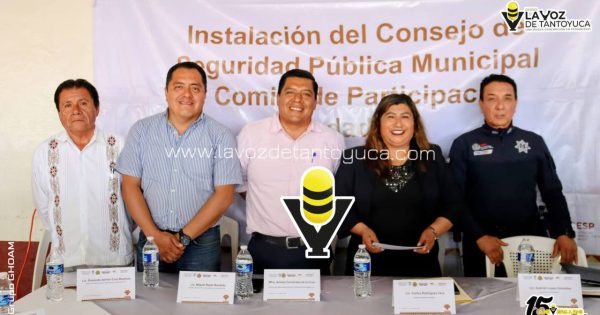 Instalan Consejo de Seguridad Pública y Comité de Participación Ciudadana en Chicontepec