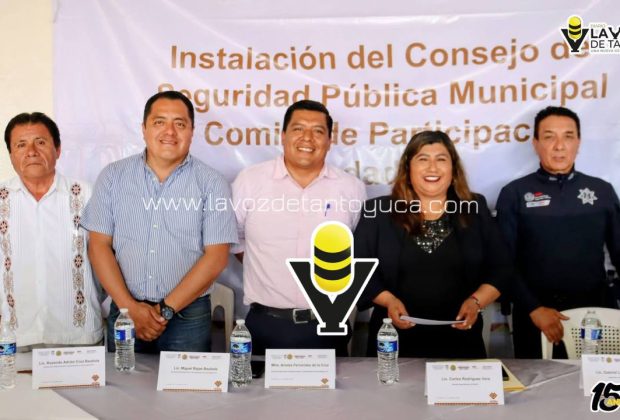 Instalan Consejo de Seguridad Pública y Comité de Participación Ciudadana en Chicontepec