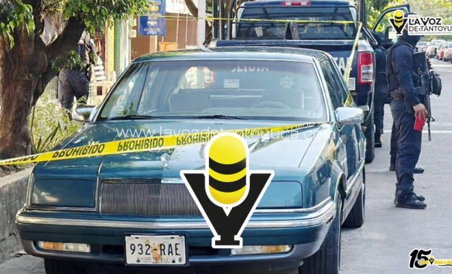 Abandonan en Poza Rica vehículo robado en Cazones