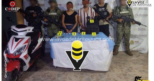 Detienen a dos en Chinampa de Gorostiza por presuntas sustancias ilícita