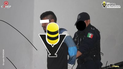 Presunto ladrón es detenido tras intentar sustraer una botella en tienda de Tantoyuca