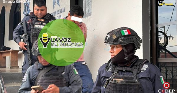 Detienen a hombre tras presunta agresión contra su pareja en Tantoyuca