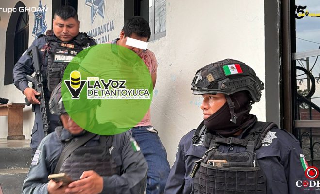 Detienen a hombre tras presunta agresión contra su pareja en Tantoyuca