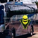 Abandonan autobús robado de Omnibus de México en comunidad de Ixcatepec