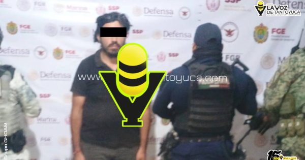 Detienen a presunto narcomenudista durante operativo en Tantoyuca
