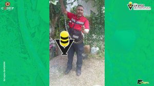 Bomberos capturan culebra en una vivienda 