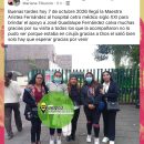 Agradecen en redes apoyo de la alcaldesa Aristea Fernández a familia de paciente de Tlacolula