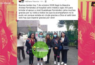 Agradecen en redes apoyo de la alcaldesa Aristea Fernández a familia de paciente de Tlacolula