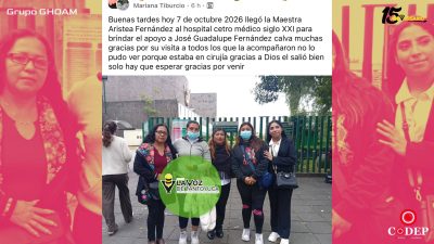 Agradecen en redes apoyo de la alcaldesa Aristea Fernández a familia de paciente de Tlacolula