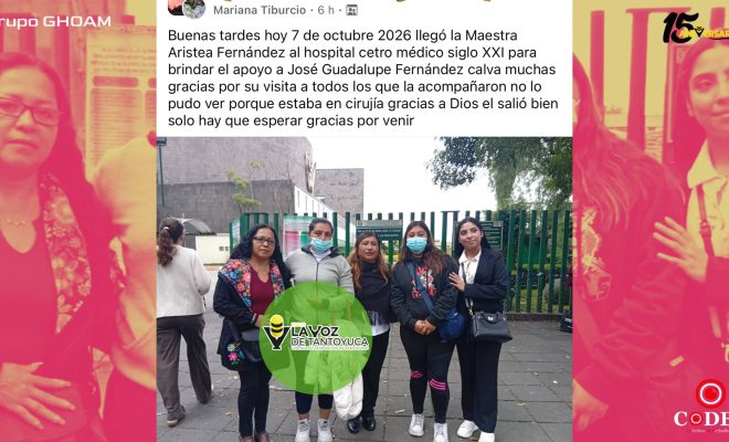 Agradecen en redes apoyo de la alcaldesa Aristea Fernández a familia de paciente de Tlacolula