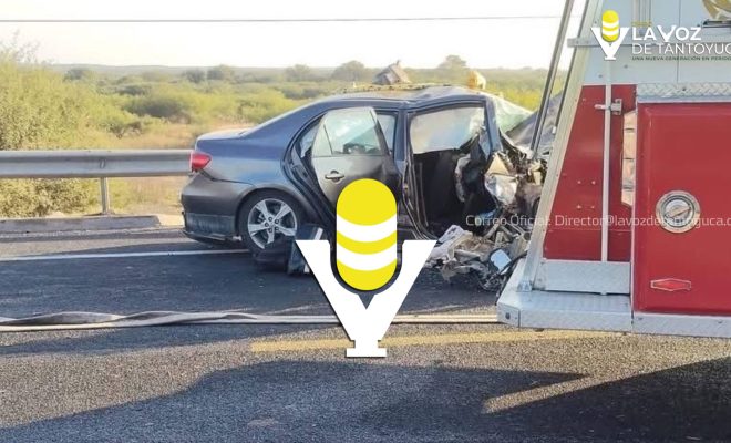 Muere familia de Tantoyuca en fatal accidente; venían a la huasteca a ver a su familia