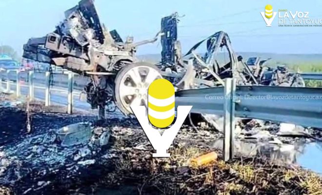 Muere familia de Tantoyuca en fatal accidente; venían a la huasteca a ver a su familia