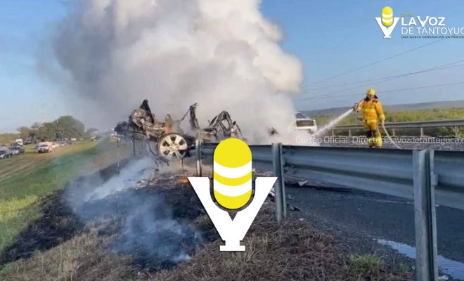 Muere familia de Tantoyuca en fatal accidente; venían a la huasteca a ver a su familia