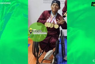 Rolando García, originario de Tantoyuca, conquista cuatro medallas de oro