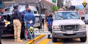 Patrulla de la municipal provoca percance sobre la Rebsamen 