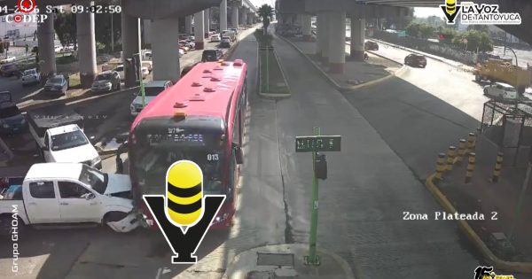 Choque deja tres lesionados en Pachuca