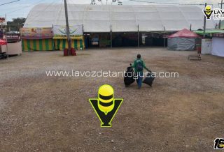 Mantienen limpio Tantoyuca durante la Expo Feria 206