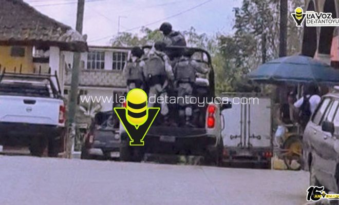 Guardia Nacional detiene a jóvenes durante operativo en Benito Juárez