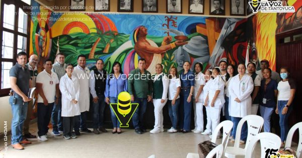 Alcalde Martín Meraz encabeza reunión para fortalecer la salud en Tempoal