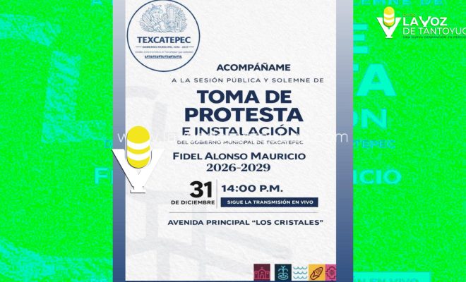 Texcatepec se prepara para la toma de protesta del nuevo Gobierno Municipal 2026 - 2029