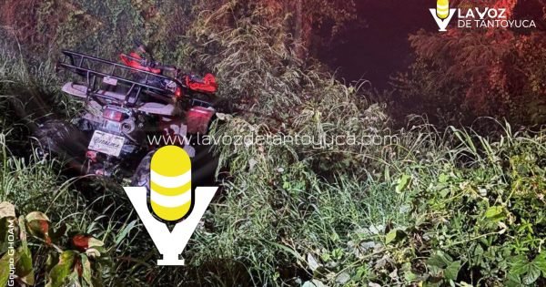 Se mata jovencito tras accidente vial en Pánuco