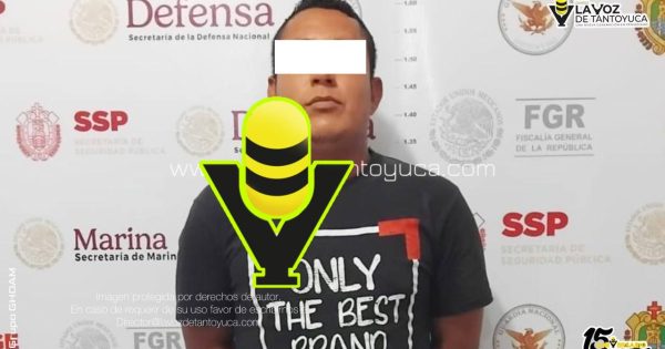 Cae vecino de Tempoal por el presunto delito de robo calificado