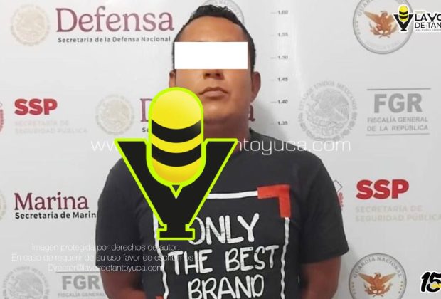 Cae vecino de Tempoal por el presunto delito de robo calificado