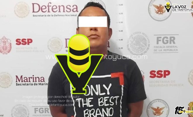 Cae vecino de Tempoal por el presunto delito de robo calificado