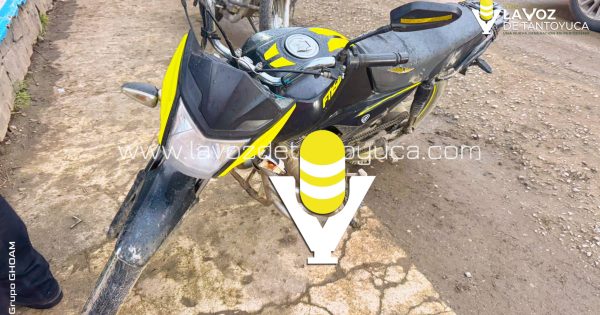 Intervienen a ebrio motociclista sobre la municipalizada