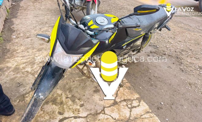 Intervienen a ebrio motociclista sobre la municipalizada