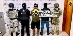 Trasladan a ex elemento de la Fuerza Civil detenido en Tantoyuca a Nuevo León 