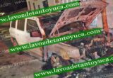 Incendian camioneta de Delegada de Tránsito Estatal en Pánuco