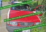 Joven motociclista resulta lesionado en accidente vial en Platón Sánchez