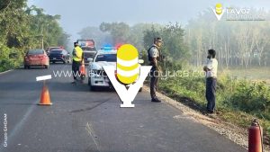 Vuelca pipa de gas LP en Platón Sánchez  