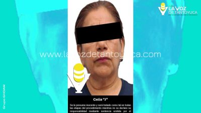 FGR cumplimenta orden de aprehensión contra una mujer por homicidio culposo