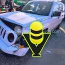 Conductor responsable huye tras provocar accidente en Tantoyuca