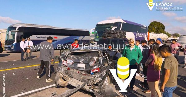 Dos lesionados deja choque de Futura contra un vehículo