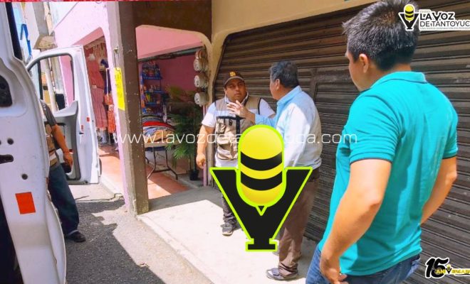 Hombre cae de su propia altura y es auxiliado por Protección Civil Municipal