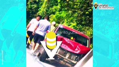 Vehiculo cae a hoyanco en la Alazán - Canoas; familia resultó ilesa