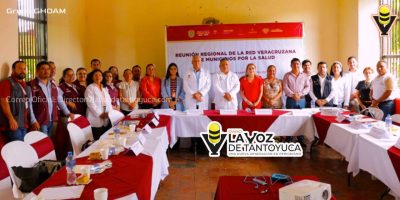 Chontla, sede de la Reunión Regional de la Red Veracruzana de Municipios por la Salud