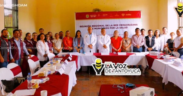 Chontla, sede de la Reunión Regional de la Red Veracruzana de Municipios por la Salud