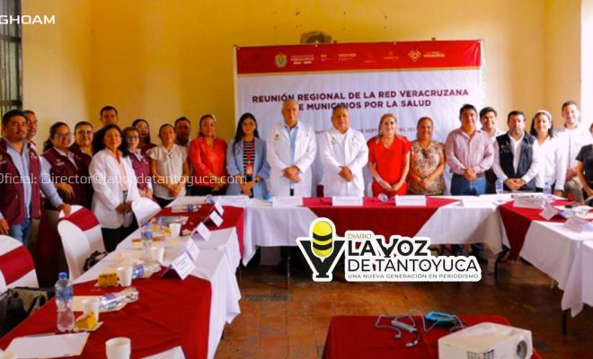 Chontla, sede de la Reunión Regional de la Red Veracruzana de Municipios por la Salud