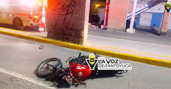 Fatal accidente en Avenida Hidalgo: joven muere tras chocar en motocicleta