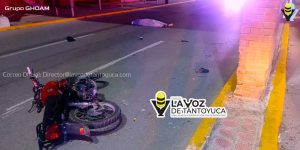 Fatal accidente en Avenida Hidalgo: joven muere tras chocar en motocicleta