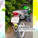 Policías municipales resultan lesionados en accidente de moto