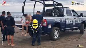 Rescatan a dos menores de morir ahogados en playa de Chachalacas