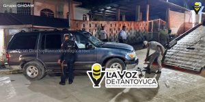 Intervienen a ebrio conductor; le aseguran su camioneta