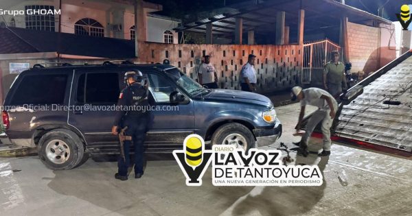 Intervienen a ebrio conductor; le aseguran su camioneta